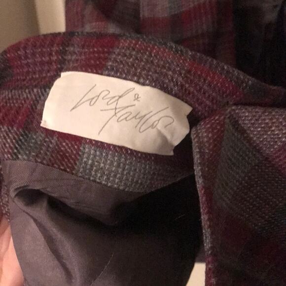 Vintage Pendleton plaid wool blazer purple size 40 - Picture 5 of 8
